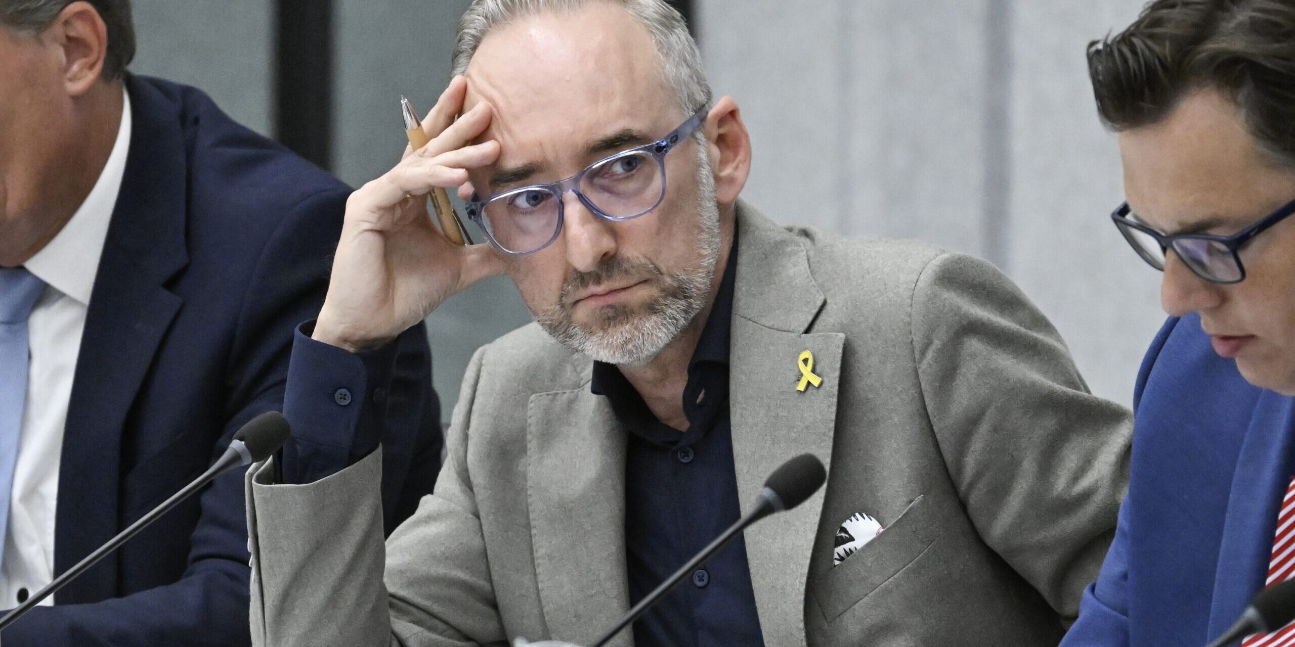 Nederland, Den Haag, 7 aug. 2025 Henk Vermeer BBB kamerlid. Tweede Kamer komt terug van reces voor debat over de situatie in Gaza, Aanwezig bij de vergadering is de commissie voor Buitenlandse Zaken en de Minister van Buitenlandse Zaken Foto: ANP / Hollandse hoogte / Peter Hilz